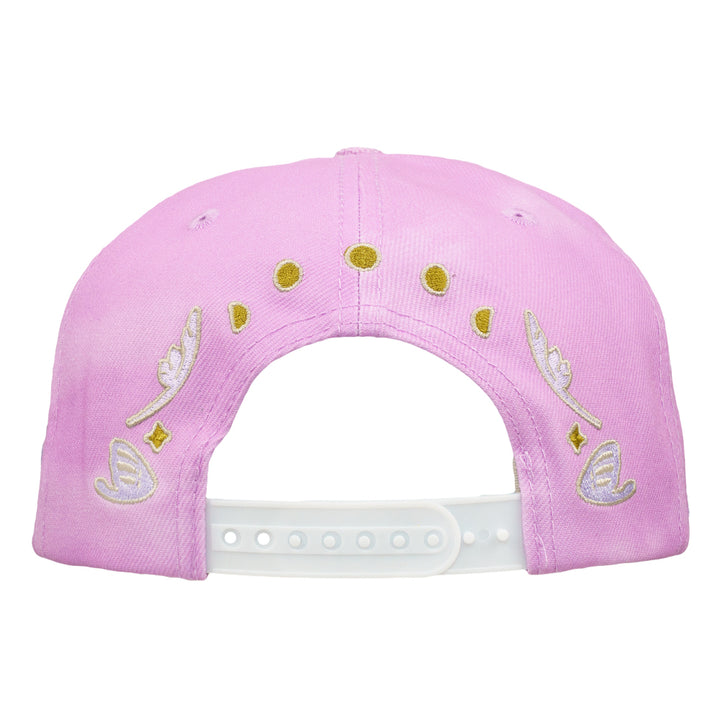 Mugwort Moon Moth Purple Dye Snapback Hat