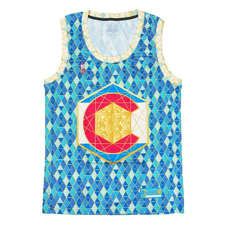 Colorado Prism Blue Basketball Jersey