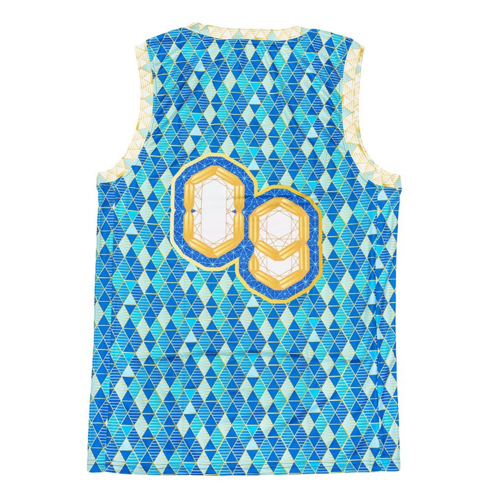 Colorado Prism Blue Basketball Jersey