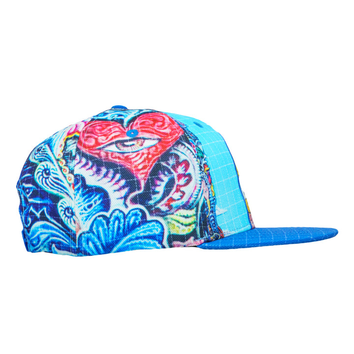 Randal Roberts Blotter Homer Blue Snapback Hat