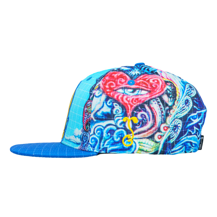 Randal Roberts Blotter Homer Blue Snapback Hat