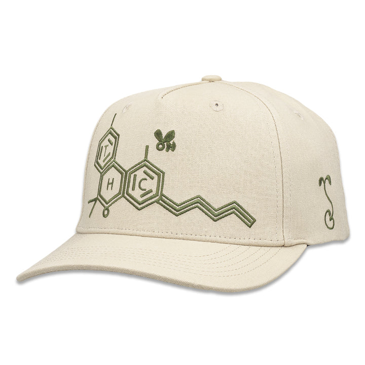 THC Bee Tan Green 501 Snapback Hat