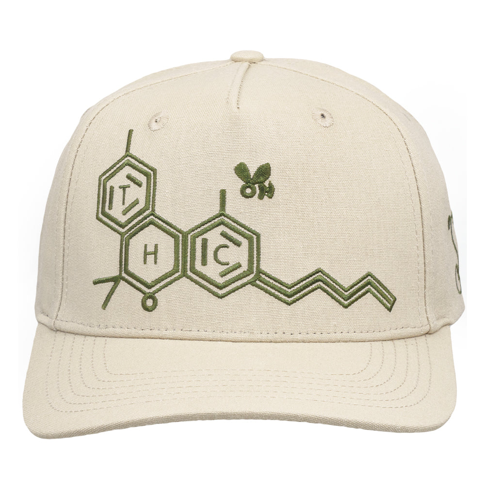 THC Bee Tan Green 501 Snapback Hat