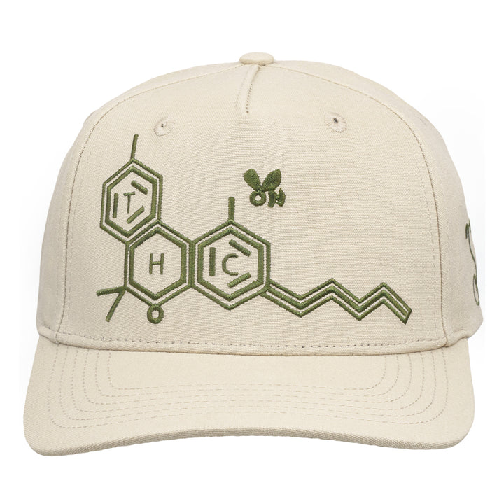 THC Bee Tan Green 501 Snapback Hat