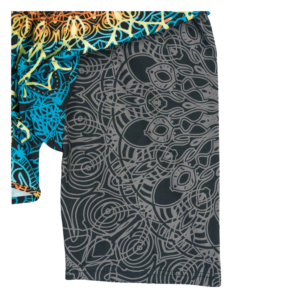 G Sprout Mandala Athletic Liner Shorts