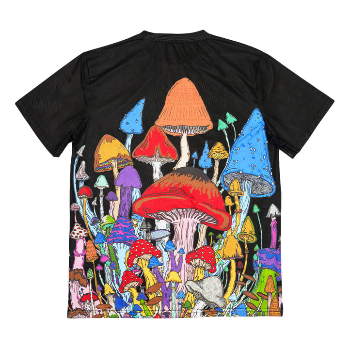 Vincent Gordon Melty Mushrooms Black T Shirt