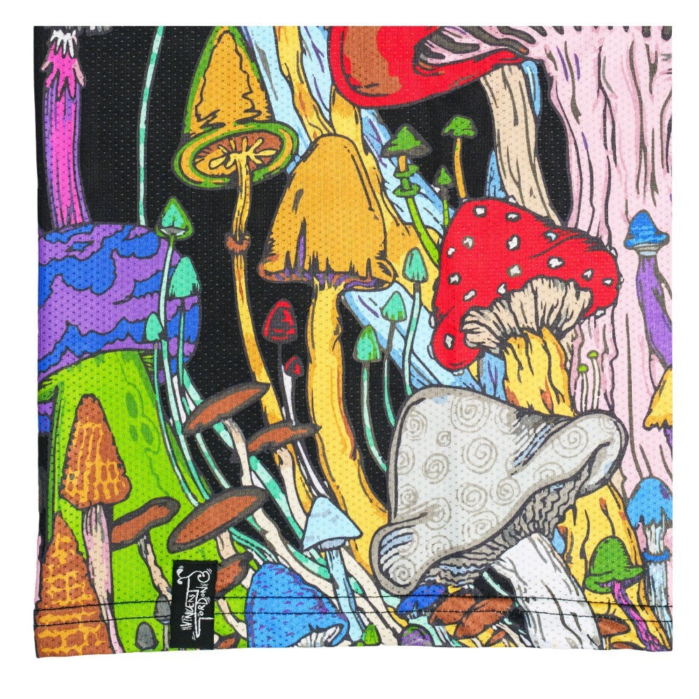 Vincent Gordon Melty Mushrooms Black T Shirt