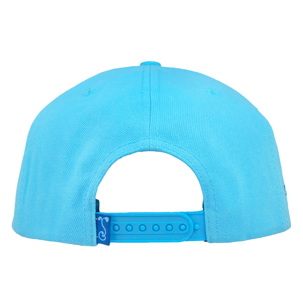 Summer Camp Bird Aqua Snapback Hat