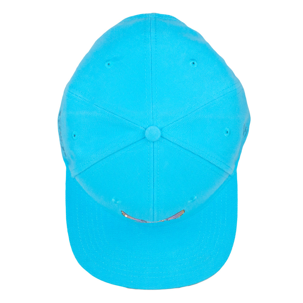 Summer Camp Bird Aqua Snapback Hat