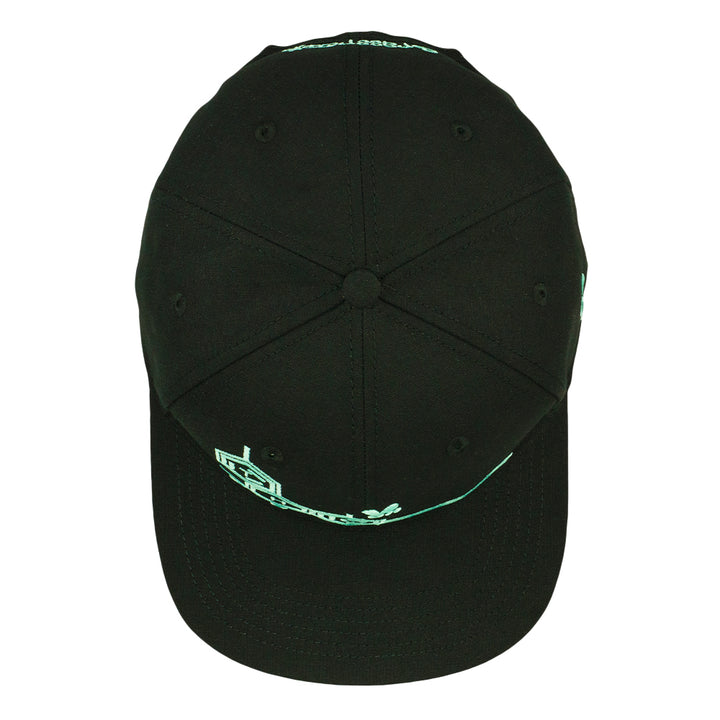 THC Bee Black Aqua Snapback Hat