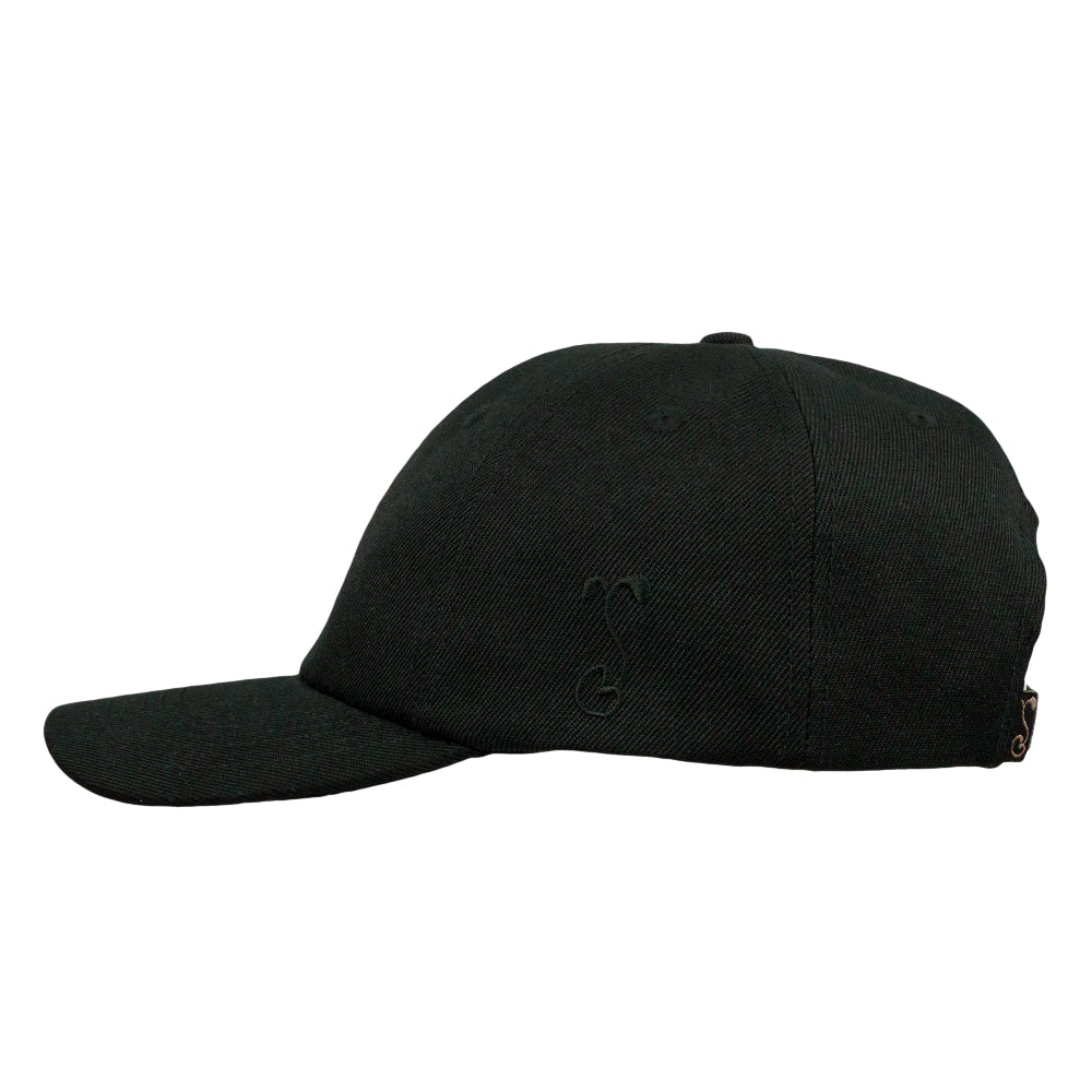Summer Camp Fire Black Dad Hat