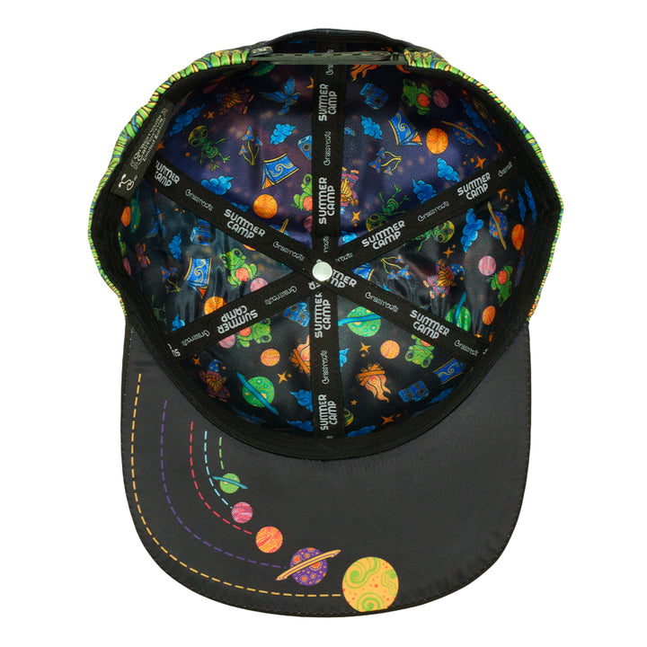 Summer Camp Black Snapback Hat