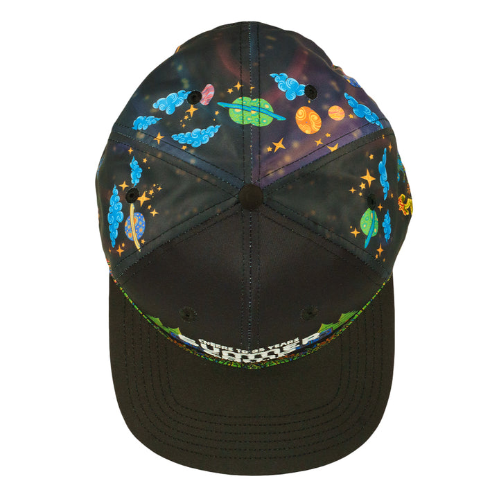 Summer Camp Black Snapback Hat