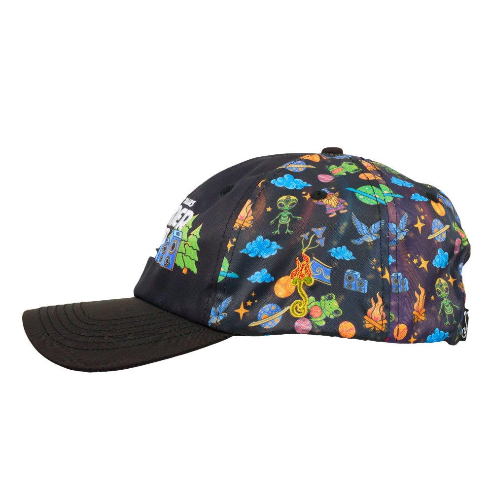 Summer Camp Black Dad Hat