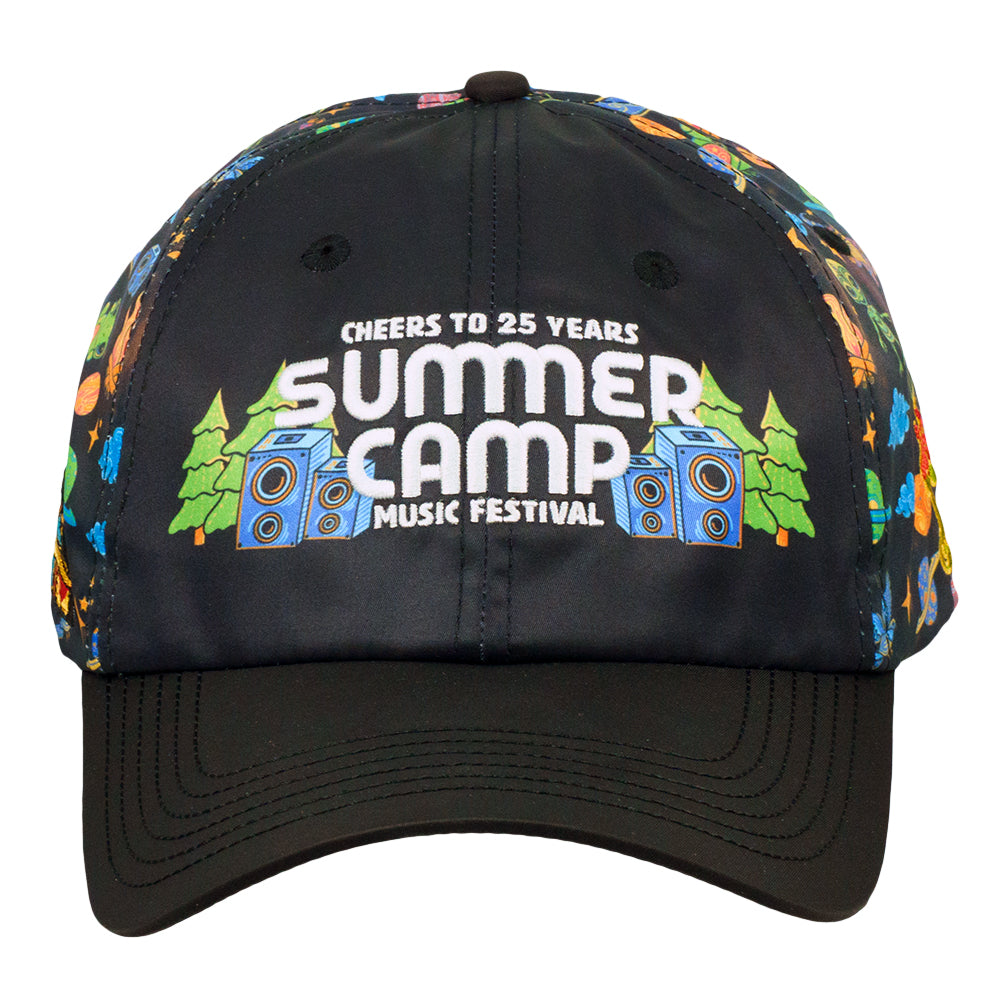 Summer Camp Black Dad Hat