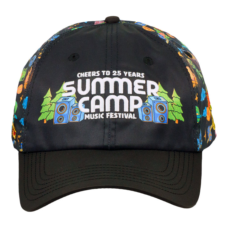 Summer Camp Black Dad Hat