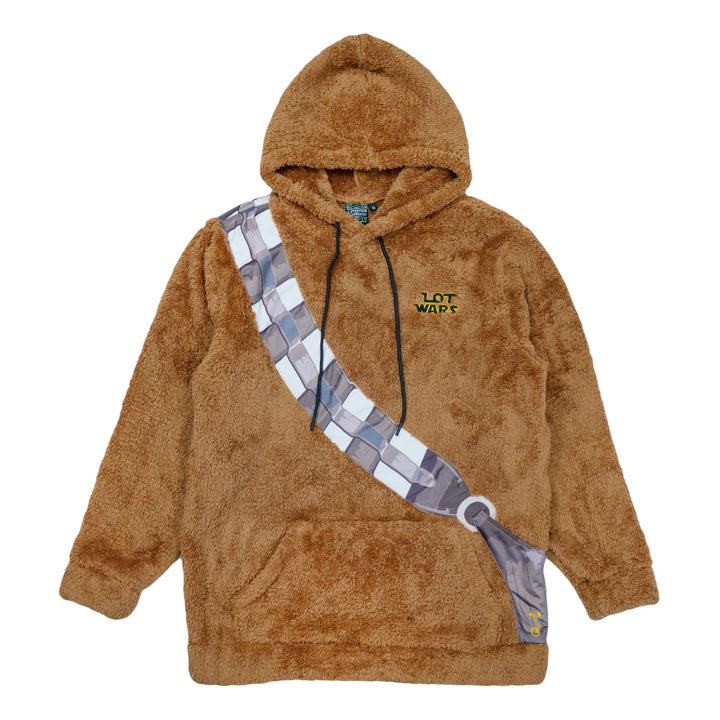 Wookie Brown Sherpa Pullover Hoodie