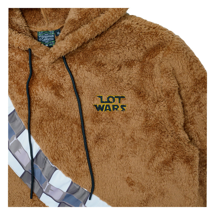 Wookie Brown Sherpa Pullover Hoodie