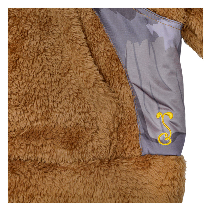 Wookie Brown Sherpa Pullover Hoodie