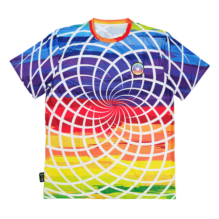 Karma Glass Rainbow Spinner T Shirt