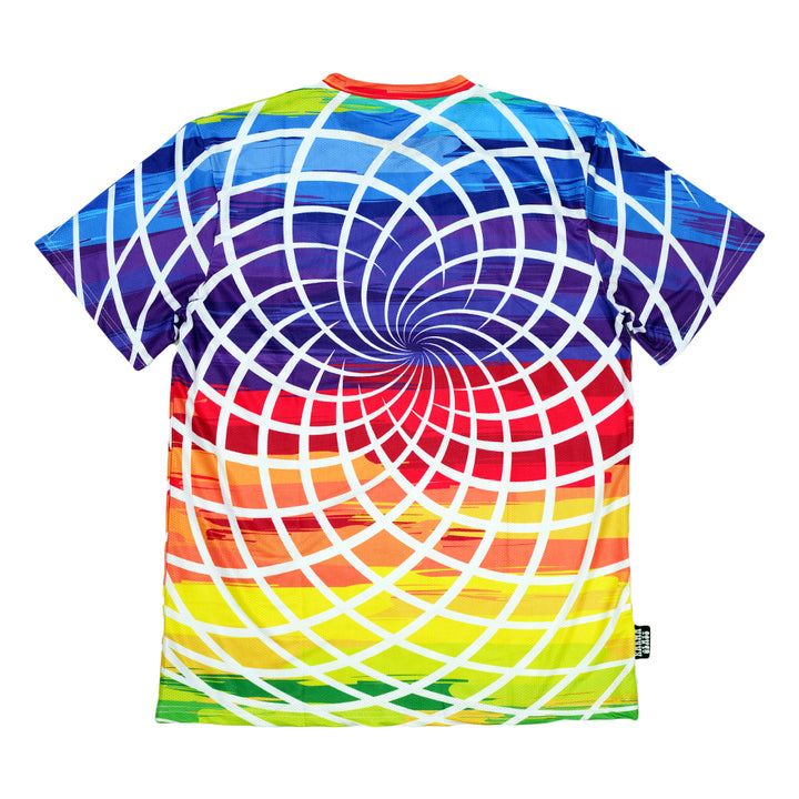 Karma Glass Rainbow Spinner T Shirt