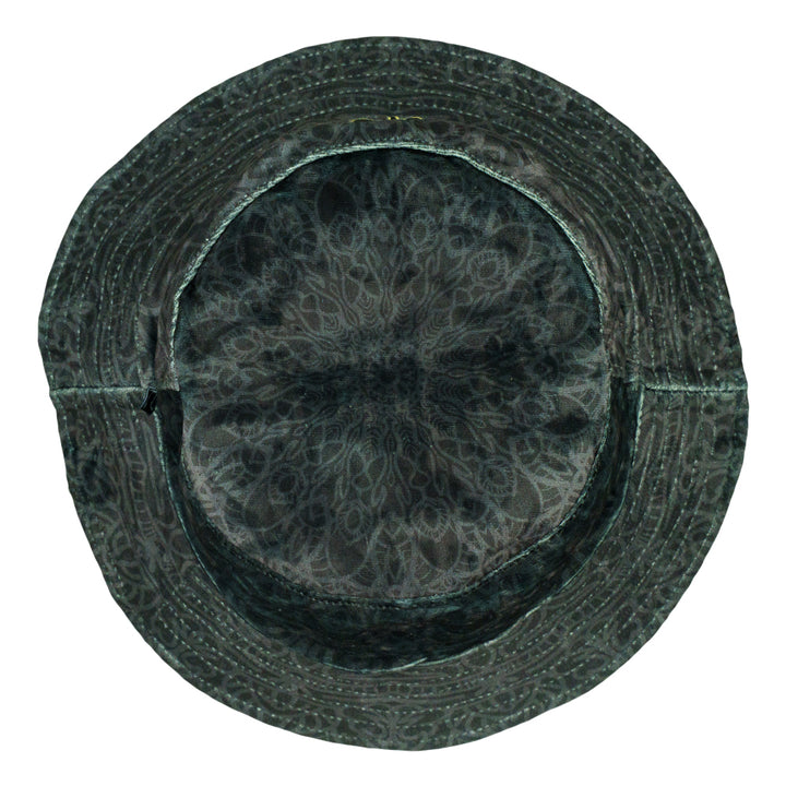 G Sprout Mandala Crushed Velour Reversible Bucket Hat