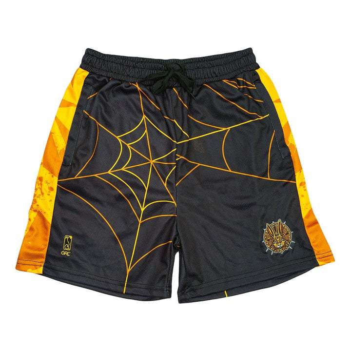 Psychedelic Bunny Gold Mesh Shorts
