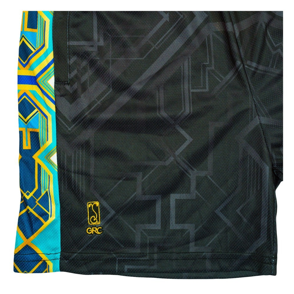 Holocron Black Mesh Shorts