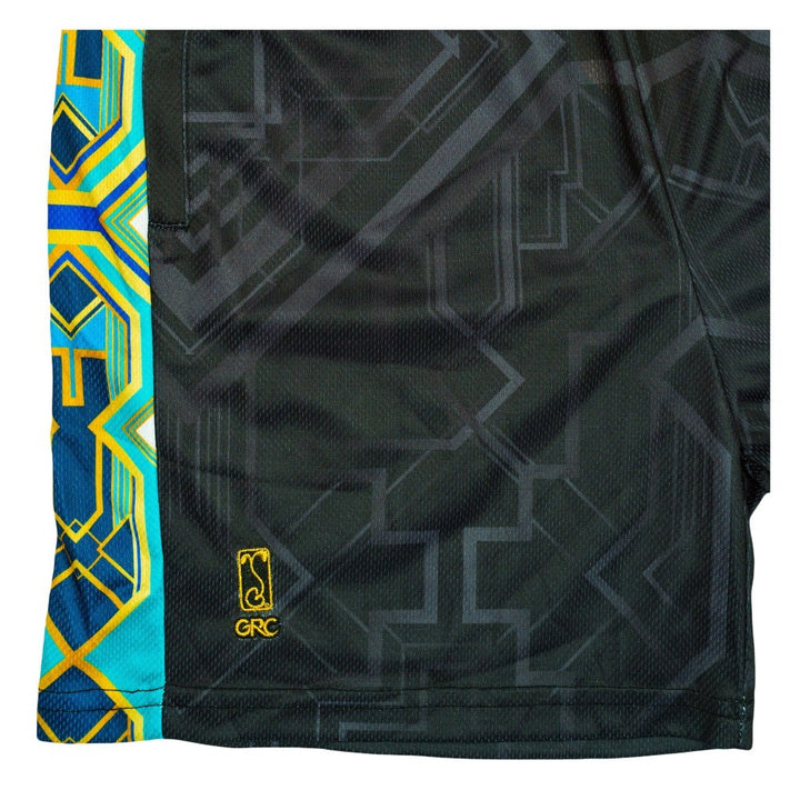 Holocron Black Mesh Shorts