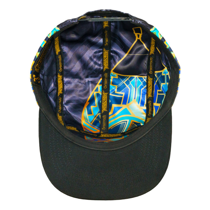 Holocron Black 5 Panel Snapback Hat
