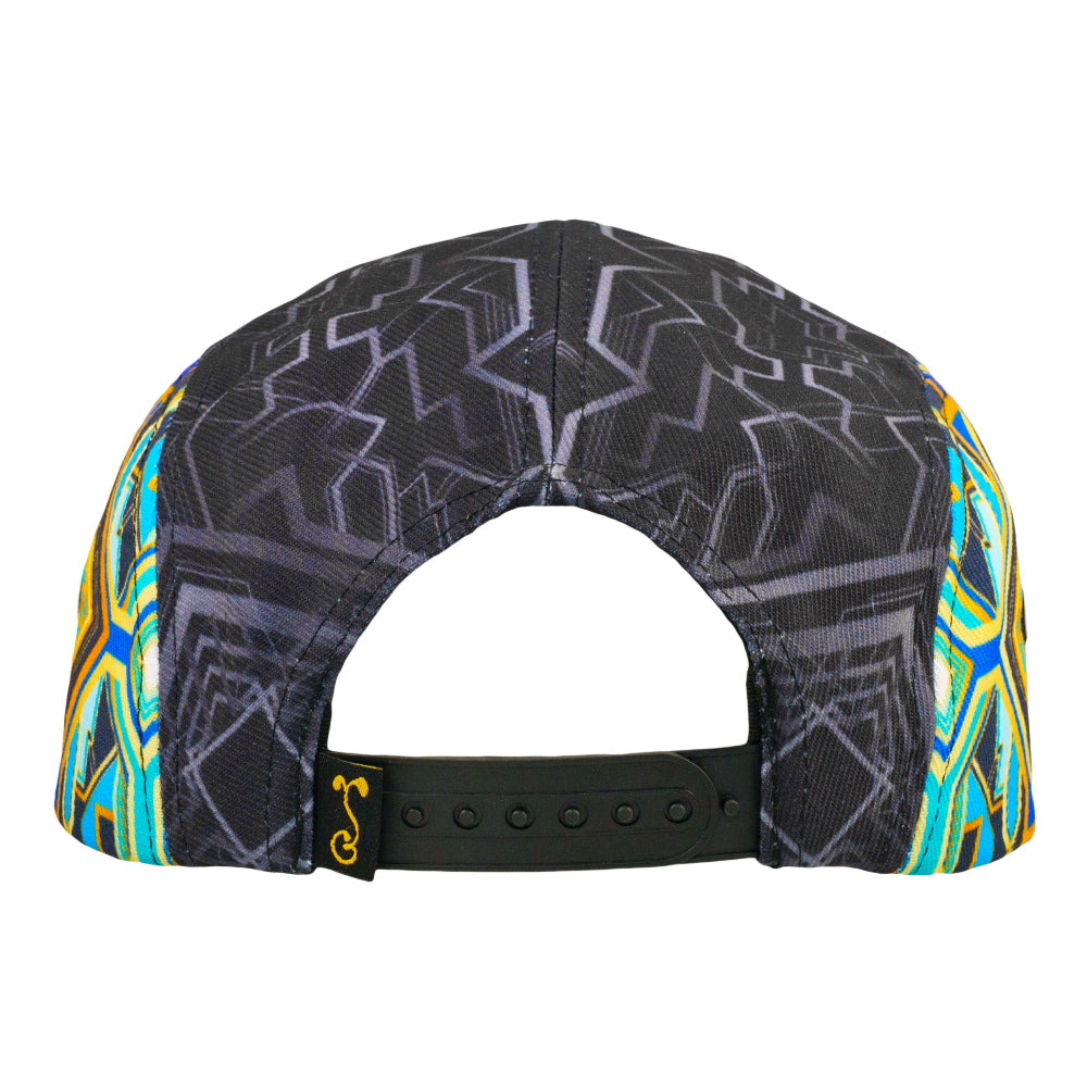 Holocron Black 5 Panel Snapback Hat
