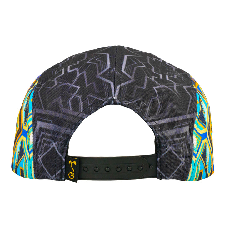 Holocron Black 5 Panel Snapback Hat