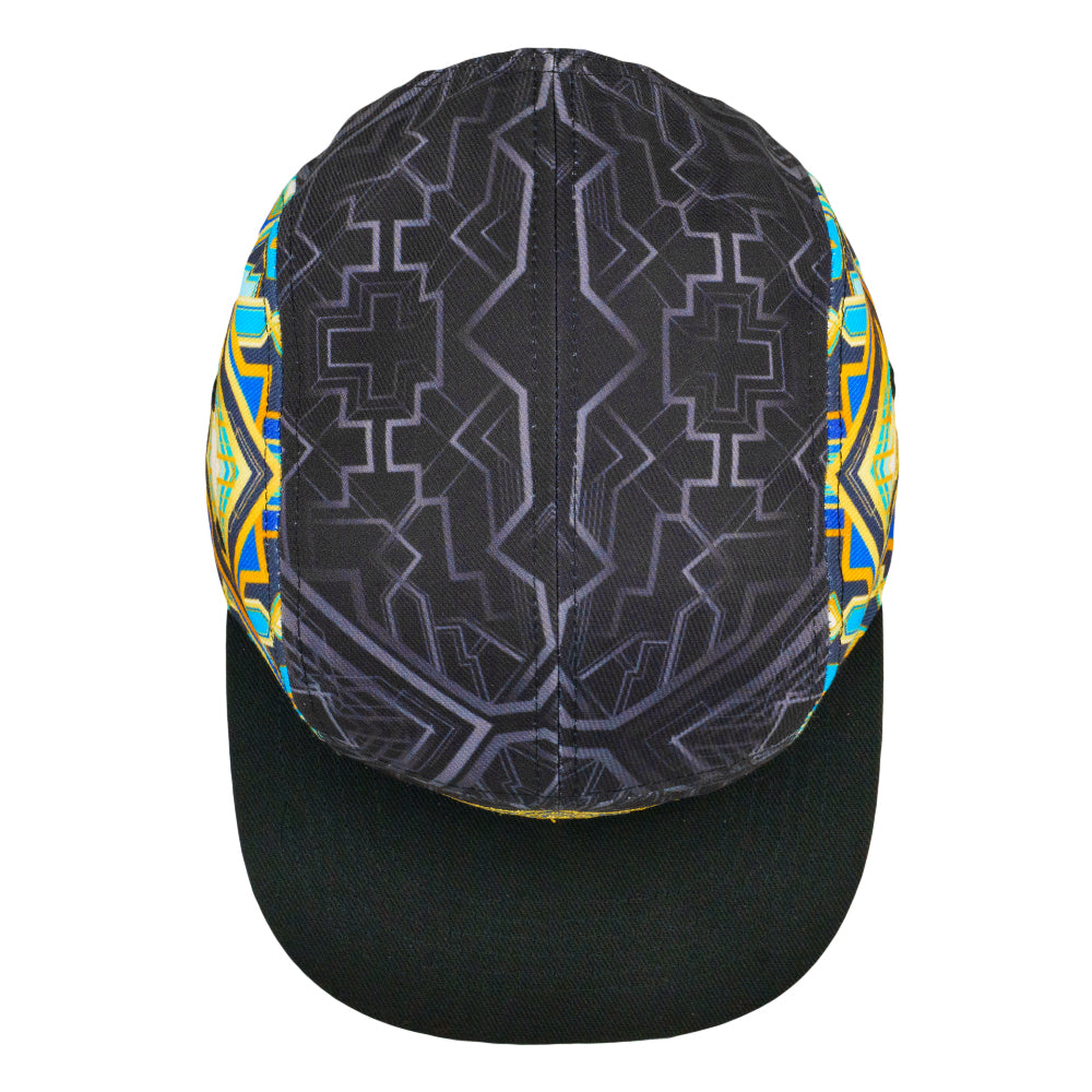 Holocron Black 5 Panel Snapback Hat