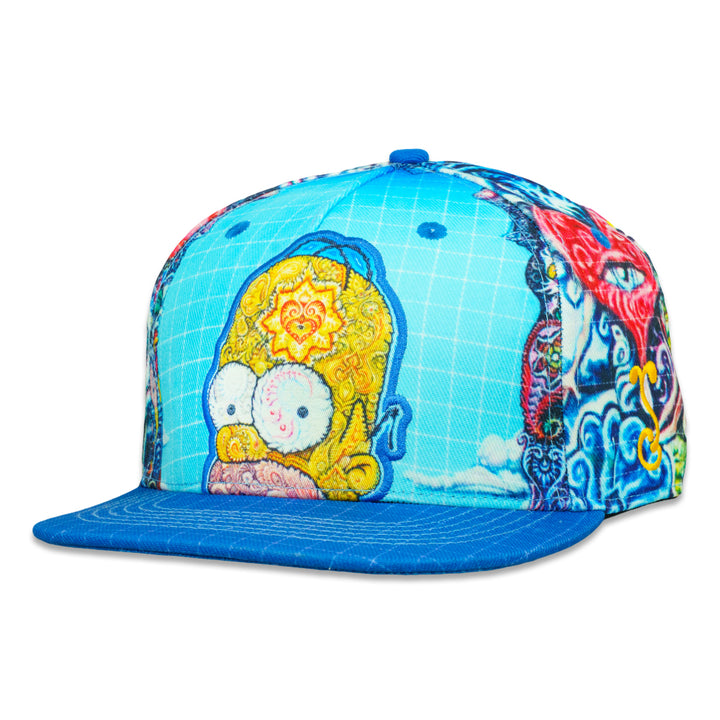 Randal Roberts Blotter Homer Blue Fitted Hat