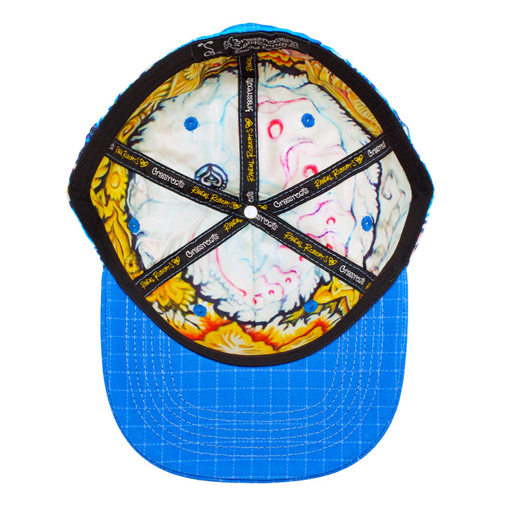 Randal Roberts Blotter Homer Blue Fitted Hat