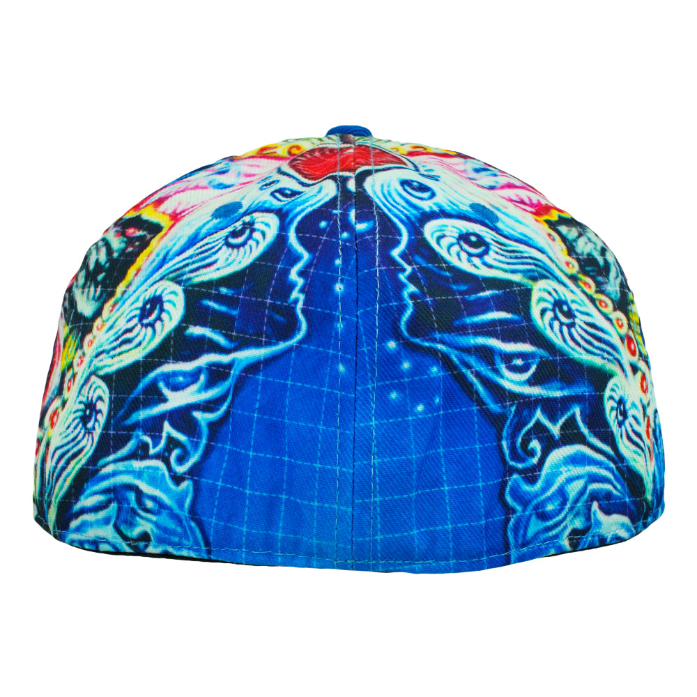 Randal Roberts Blotter Homer Blue Fitted Hat