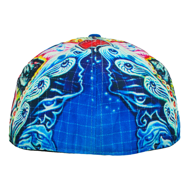 Randal Roberts Blotter Homer Blue Fitted Hat