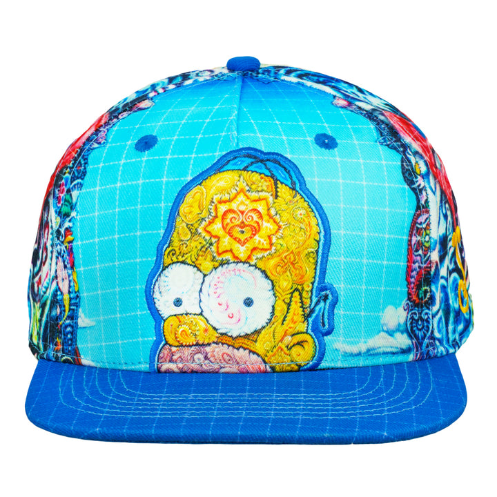 Randal Roberts Blotter Homer Blue Fitted Hat