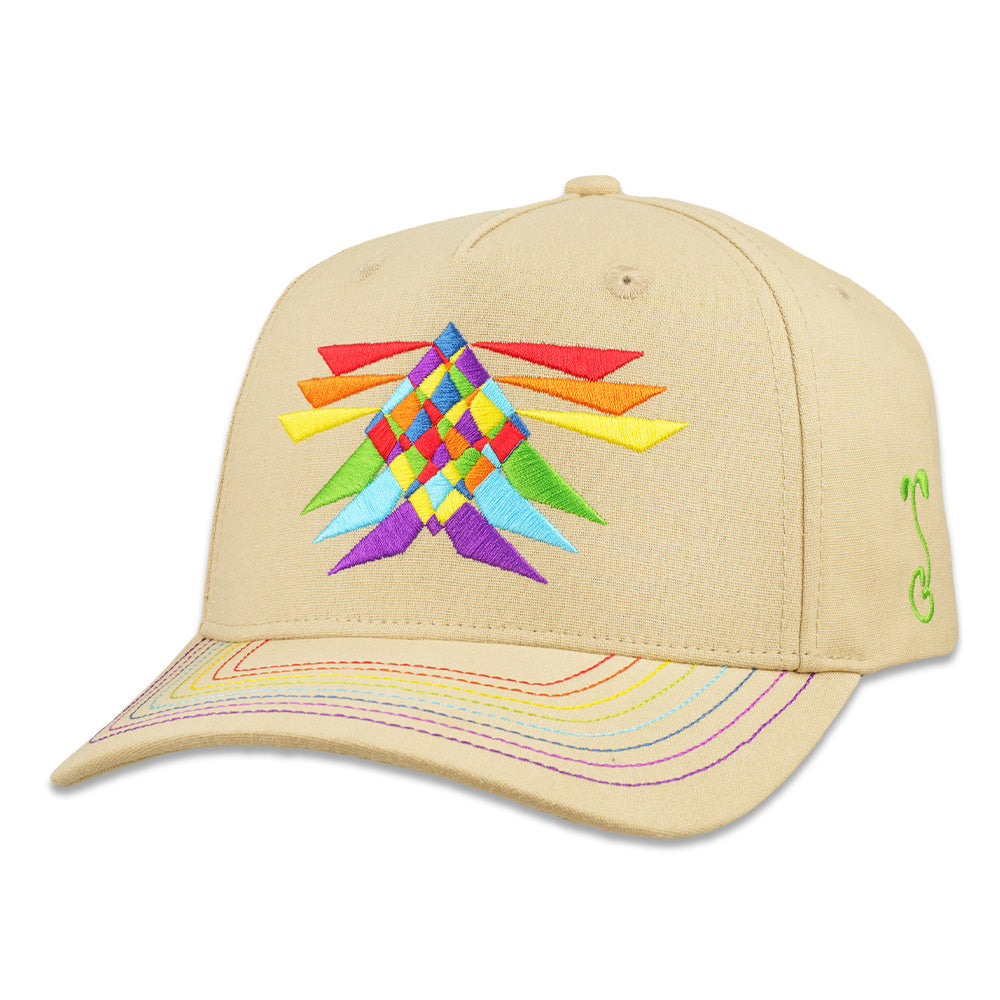 Saxton ROYGBIV LSD Tan 501 Snapback Hat