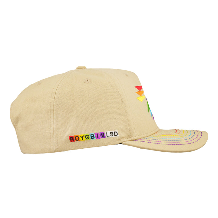 Saxton ROYGBIV LSD Tan 501 Snapback Hat