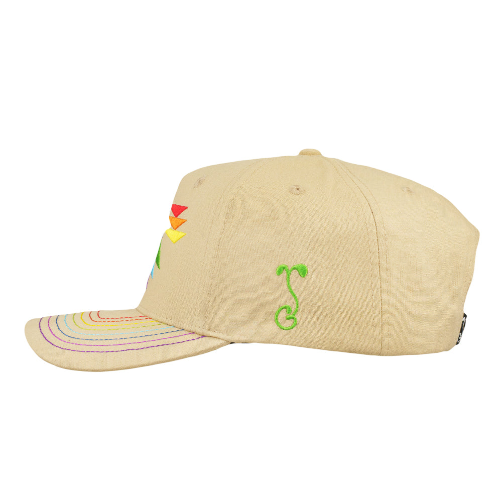 Saxton ROYGBIV LSD Tan 501 Snapback Hat