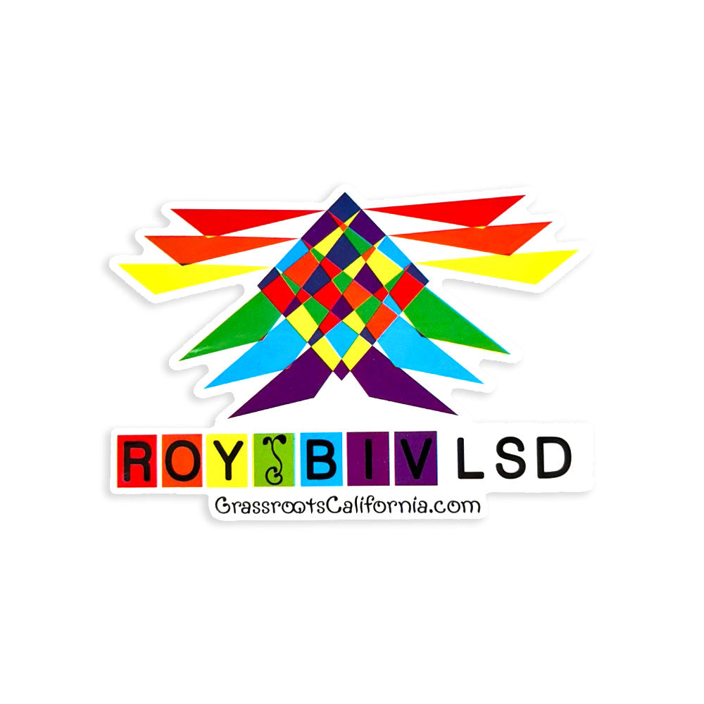Saxton ROYGBIV LSD Sticker