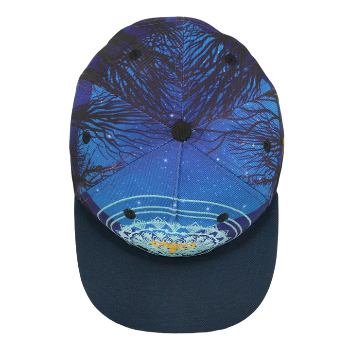 Key to the Forest Navy Blue Snapback Hat