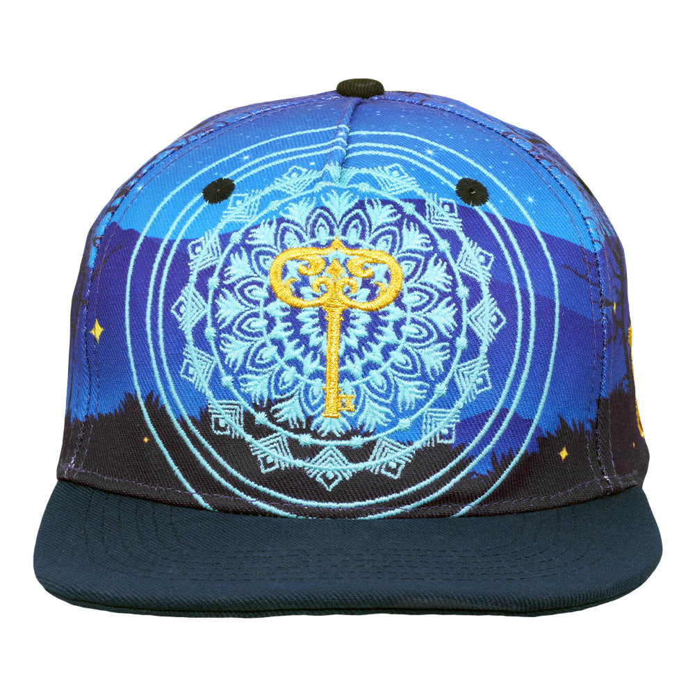 Key to the Forest Navy Blue Snapback Hat