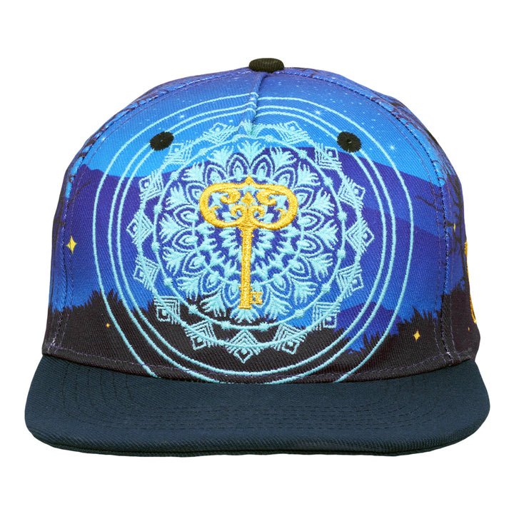 Key to the Forest Navy Blue Snapback Hat