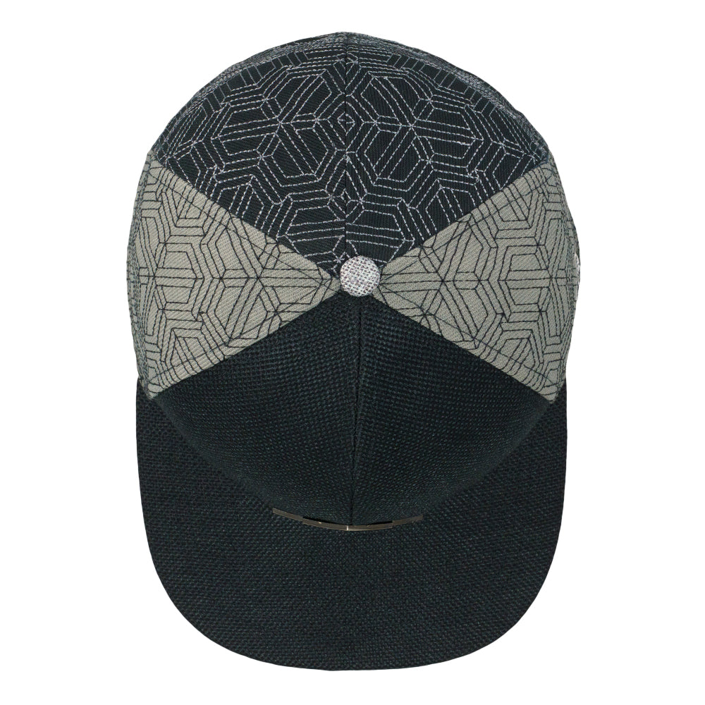 Isomatrix Black Gray Fitted Hat