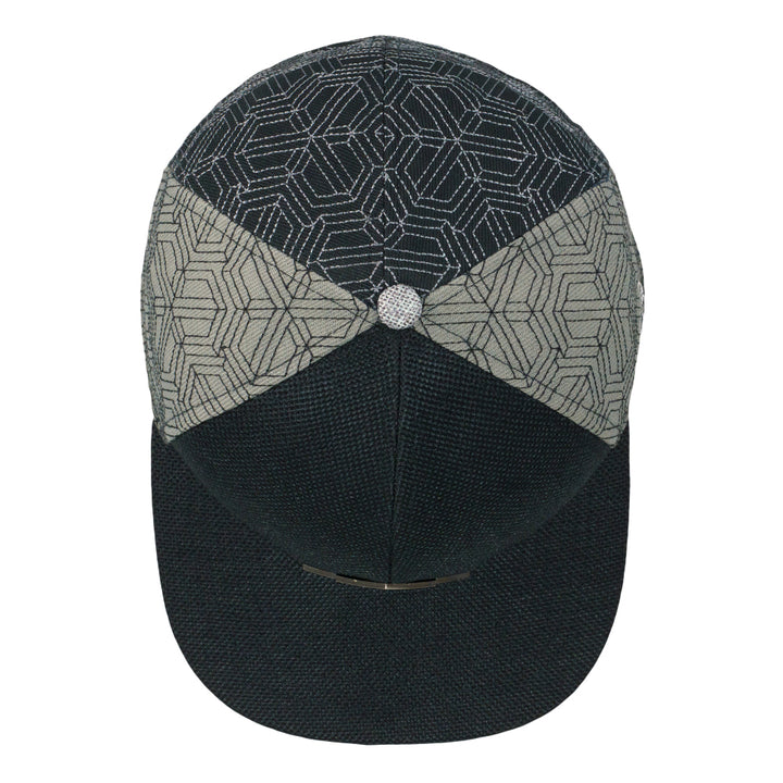 Isomatrix Black Gray Fitted Hat
