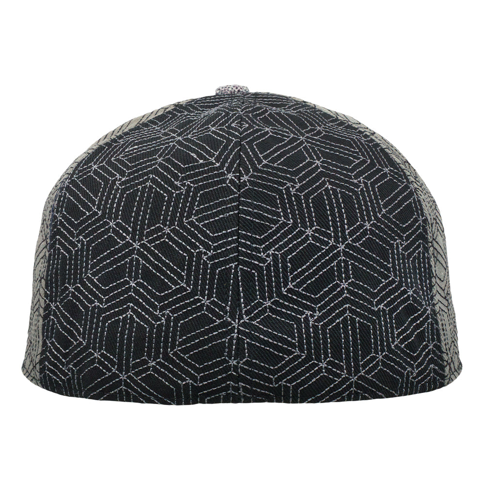 Isomatrix Black Gray Fitted Hat