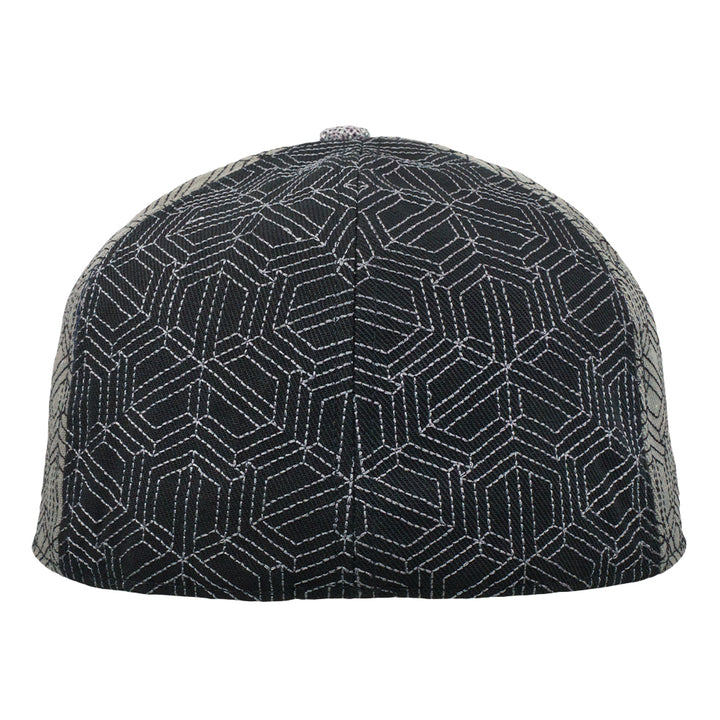 Isomatrix Black Gray Fitted Hat