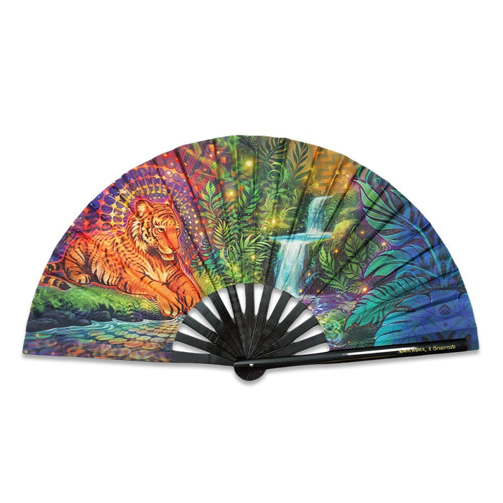 Simon Haiduk Tiger Glowm Hand Fan